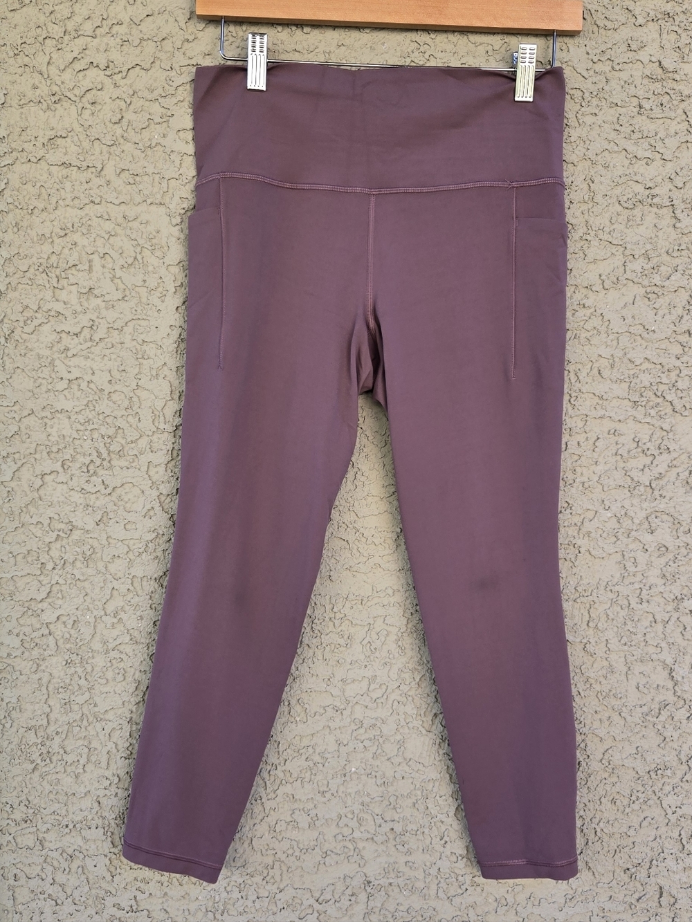 Athleta High-Rise Mauve Salutation 7/8 Tights - Picture 2 of 6